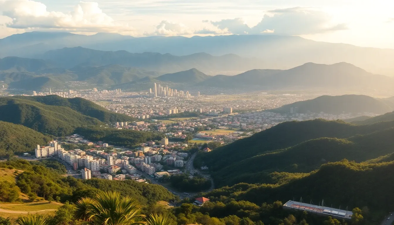 Filming location in Colombia